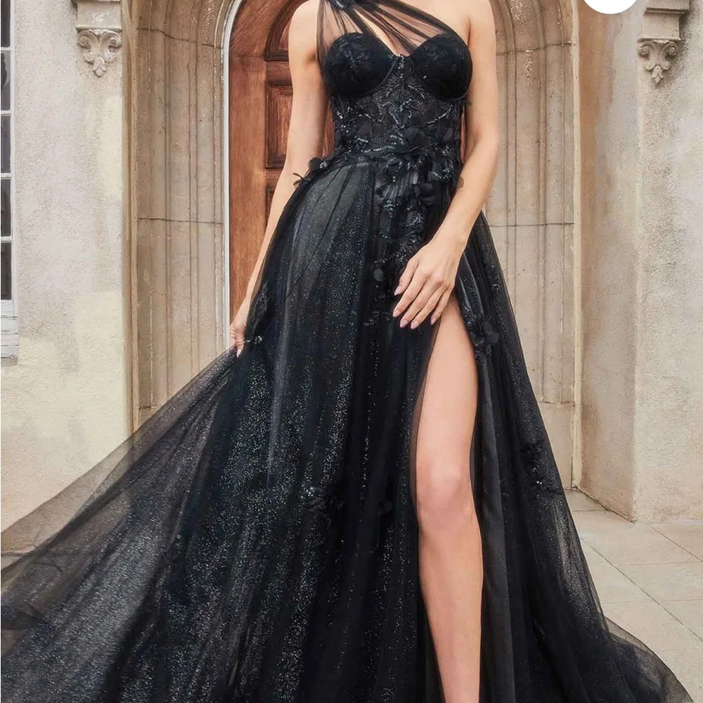 Black Andrea & Leo Couture Prom Dress